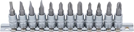 BGS Dopsleutelbitset 1/4 sleuf, kruiskop PH / PZ, 12 delig