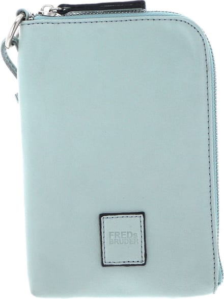 FREDsBRUDER Leren Telefoontasje Schoudertas FB Mobile Bag Sky Blue Lichtblauw