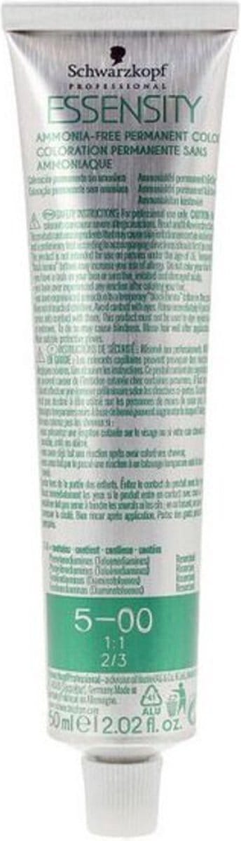 Permanente Kleur Essensity 5-00 Schwarzkopf 5-00 Geen ammoniak (60 ml)