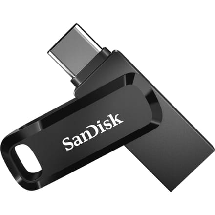 SanDisk Ultra Dual Drive Go USB-stick smartphone/tablet Zwart 64 GB USB-A 3.2 Gen 1, USB-C
