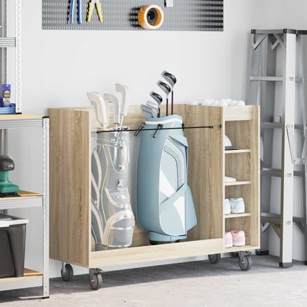 vidaXL Golfkast Sonoma Eiken 120 x 45 x 98 cm Engineered Wood