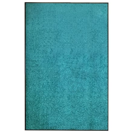 vidaXL - Deurmat - wasbaar - 120x180 - cm - cyaan