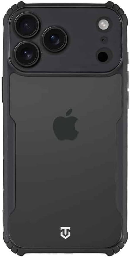 Tactical iPhone 17 Pro Max Quantum Stealth Cover – Transparant Hoesje – Clear Black