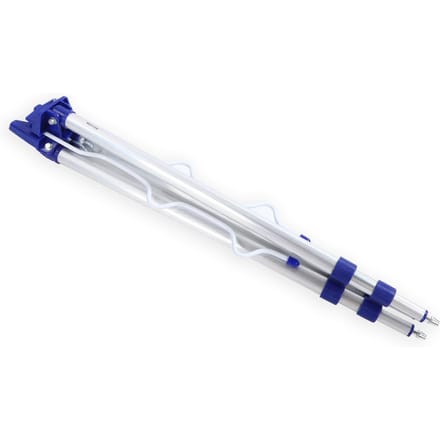Aluminiumlegering Verstelbare Telescopische Hengelstandaard Beugel Statief Houder Ondersteuning 5 Hengels 1.2m white