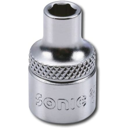 Dopslagsleutel 3/8" 13mm, 28mm lang, 6-kant