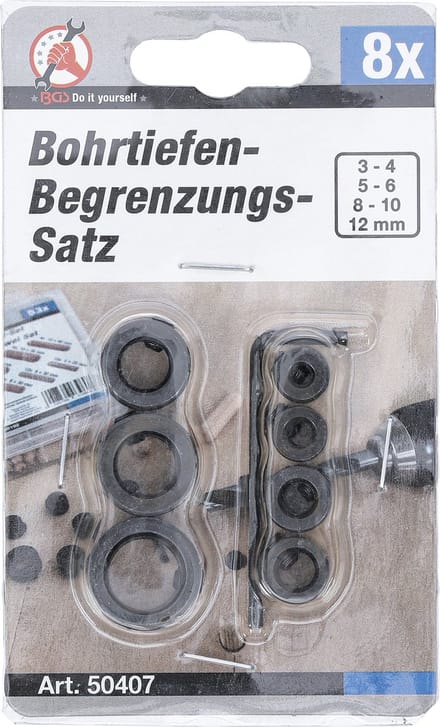 BGS Boordiepte begrenzingsset 8 delig