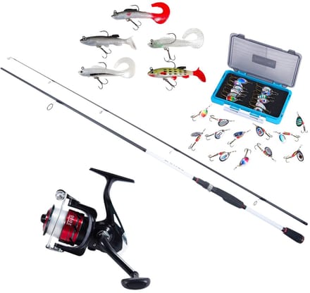 Catchmax Spintec Lure Combo Hengelset 1.85m (3-15g) - Roofvis Set