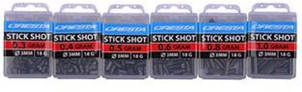 Cresta Stick Shot - Maat : Dia 3mm - 0.6gr