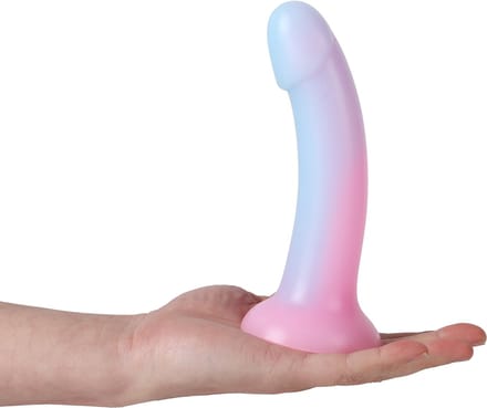 Banoch | Dildo Claes - paars / roze | siliconen met zuignap | 17 cm lang | Ø 3,4 cm