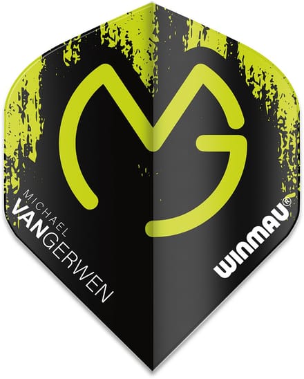 Winmau Michael van Gerwen Mega Standard Black - Dart Flights