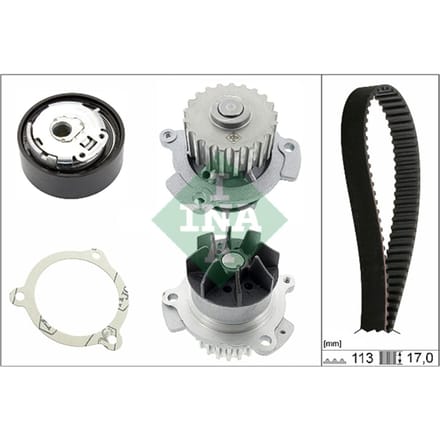 Schaeffler Ina Waterpomp + distributieriem set INA 530 0663 30