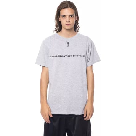 Grijze Korte Mouwen Graphic T-shirt