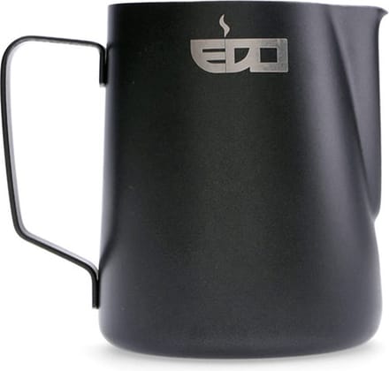 EDO Barista - Melkkan - Melkopschuimkan - Zwart - 350ml