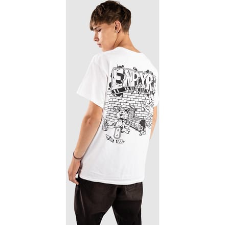 Empyre Trouble Cat T-Shirt wit