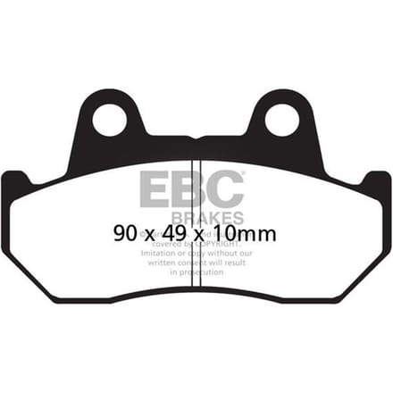 Ebc Fa Series Fa069 Organische Remblokken Zilver