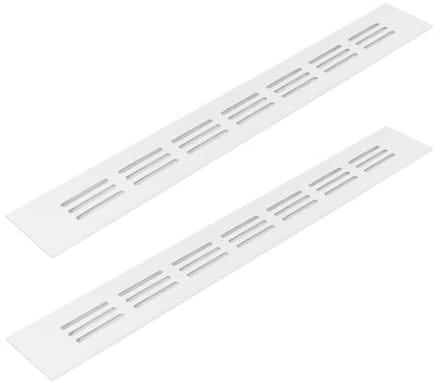 Aluminium Ventilatieroosters 40x300mm Pack van 2 - Voor HVAC, Verwarming, Koeling en Ventilatie