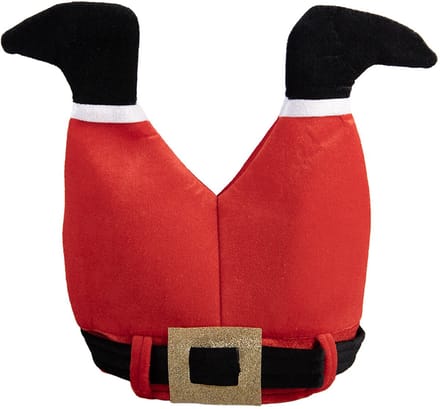 Clayre & Eef Kerstdecoratie Kerstmuts 34x40 cm Rood Synthetisch