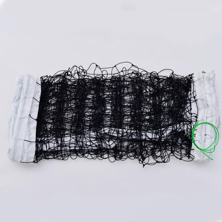 Volleybalnet PE Netkabel Volleybalnet met 4 Zijden Polyester Rand voor Buitenstrand black