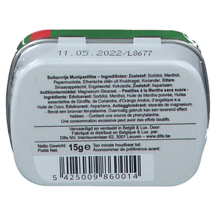 Dills Digestive Mints 24 Tabletten