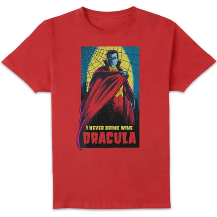 Universal Monsters Dracula Retro T-shirt - Rood - M