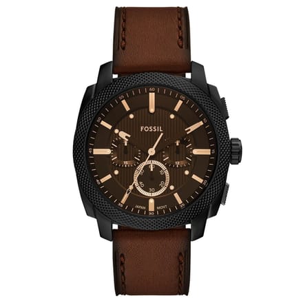 Fossil FS6101 Heren Horloge 44mm - Bruin