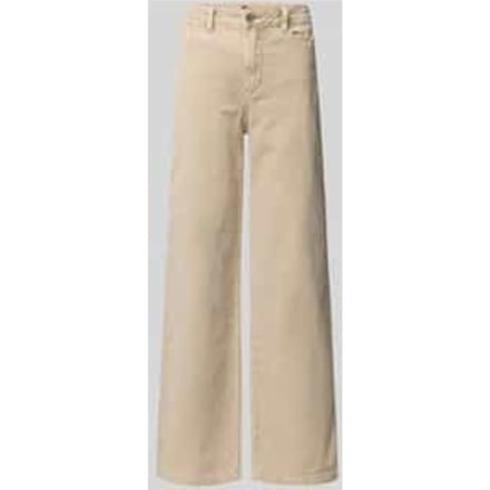 Wide fit corduroy broek met steekzakken