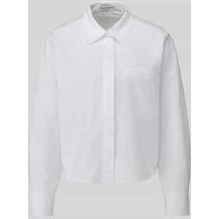 Loose fit overhemdblouse van pure katoen model 'Femi'