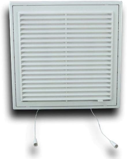 Ventilatierooster Afsluitbaar met Insectengaas 250x250 mm