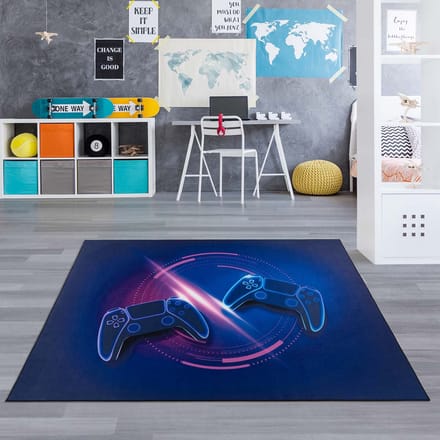 Kindervloerkleed gamer - Lumi multi 80x150