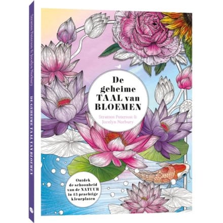 De geheime taal van bloemen - Kleurboek voor volwassenen