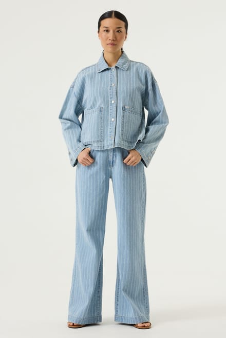 GARCIA Celia Wide Dames Wide Fit Jeans Blauw