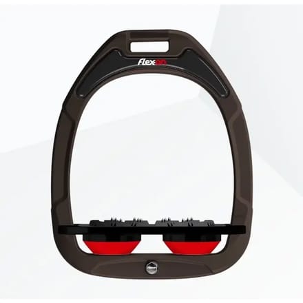 Platte Ultra Grip Beugels Bruin/Zwart/Rot Flex-On Green Composite