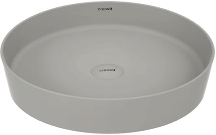 Creavit Loop Opbouw Waskom – 45 cm – Koel Grijs