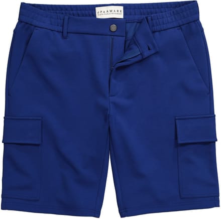 JP 1880 - Heren - Cargo-bermuda FLEXNAMIC® duurzaam trui gerecycled polyester - Donker saffier - Maat 64