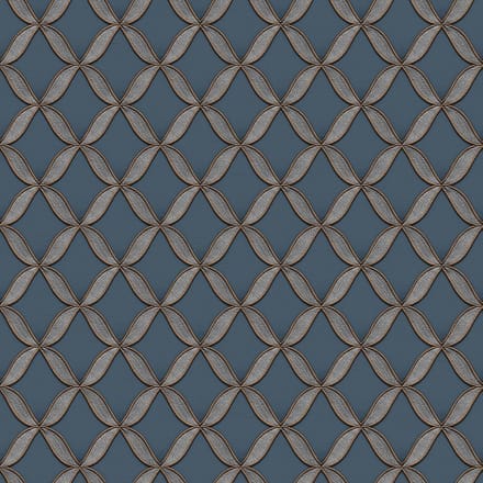 Fabric Touch geometric brown - FT221227
