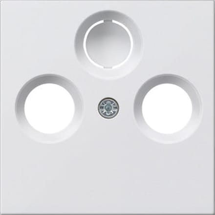 GIRA 086927 Televisie, radio Afdekking System 55, Standaard 55, E2, Event, Event Clear, Event Opaque, Esprit, ClassiX Zuiver wit, Mat 1 stuk(s)