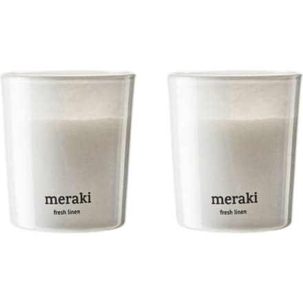 Meraki Geurkaarsen set Fresh Linen klein