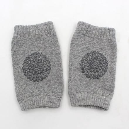 Baby Unisex kniebeschermers - Set van 2 paar - Lichtgrijs