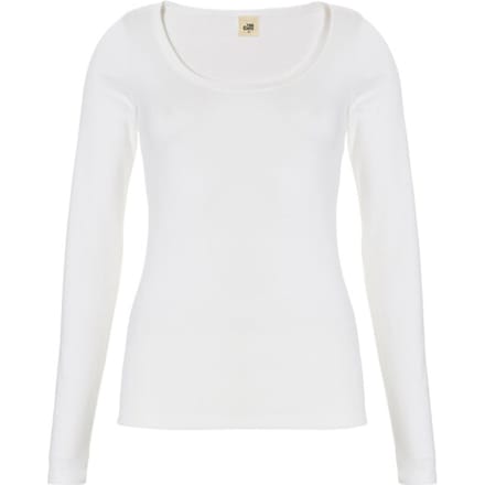 Ten Cate thermo long sleeve snow white rib voor Dames | Maat XL