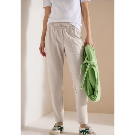 Mid Waist Slim Legs broek in casual fit