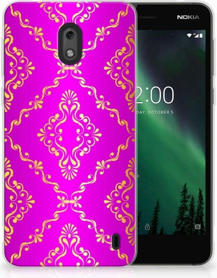 Siliconen Hoesje Nokia 2 Barok Roze