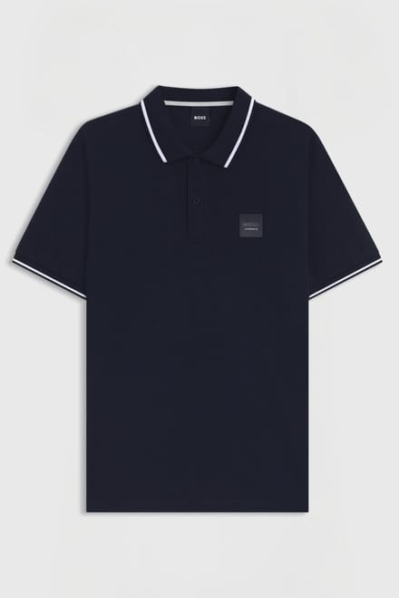 Boss Equestrian Paul Polo Patch Heren XL Sky Captain