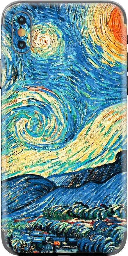 My Style Telefoonsticker PhoneSkin For Apple iPhone Xs The Starry Night