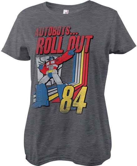 Transformers Autobots - Roll Out Girly Tee dames-T-shirt donker/heather