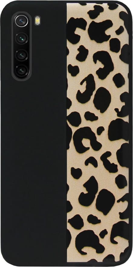 ADEL Siliconen Back Cover Softcase Hoesje Geschikt voor Xiaomi Redmi Note 8T - Luipaard Bruin