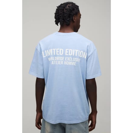 Oversized T-shirt Limited Edition | Dusty Blue | Size XS