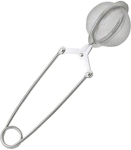 Theezeef RVS Thee Ei Thee Infuser - Theefilter voor Losse Thee - Zilver
