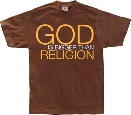 Hybris God Is Bigger Than Religion -T-shirt SH-1-15025-LFH2-2