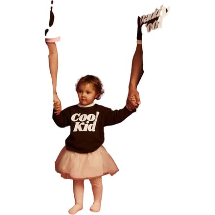 T-shirt met lange mouwen kind She is Sunday Cool kid
