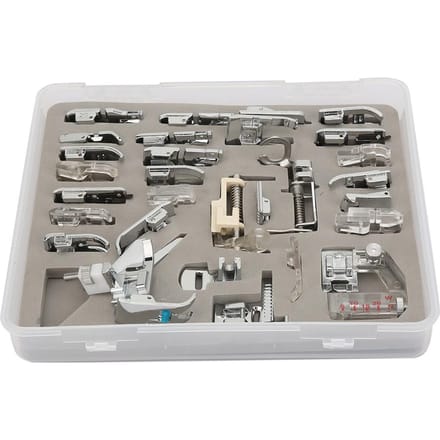 Huishoudelijke Multifunctionele Naaimachine Drukvlakvoet Set (62 stuks) gray